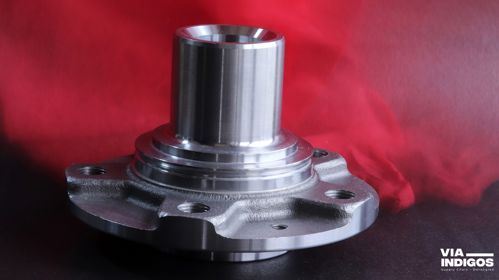 Forged Wheel Hubs machined to precision.