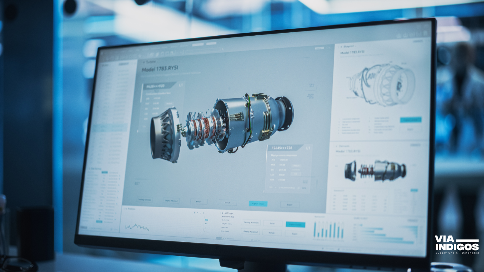 Precision manufacturing: Advanced 3D design for efficient production.