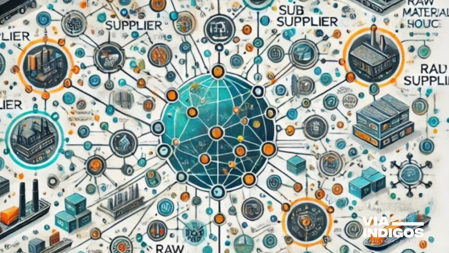 Supply chain mapping for sub-supplier risk management in global manufacturing