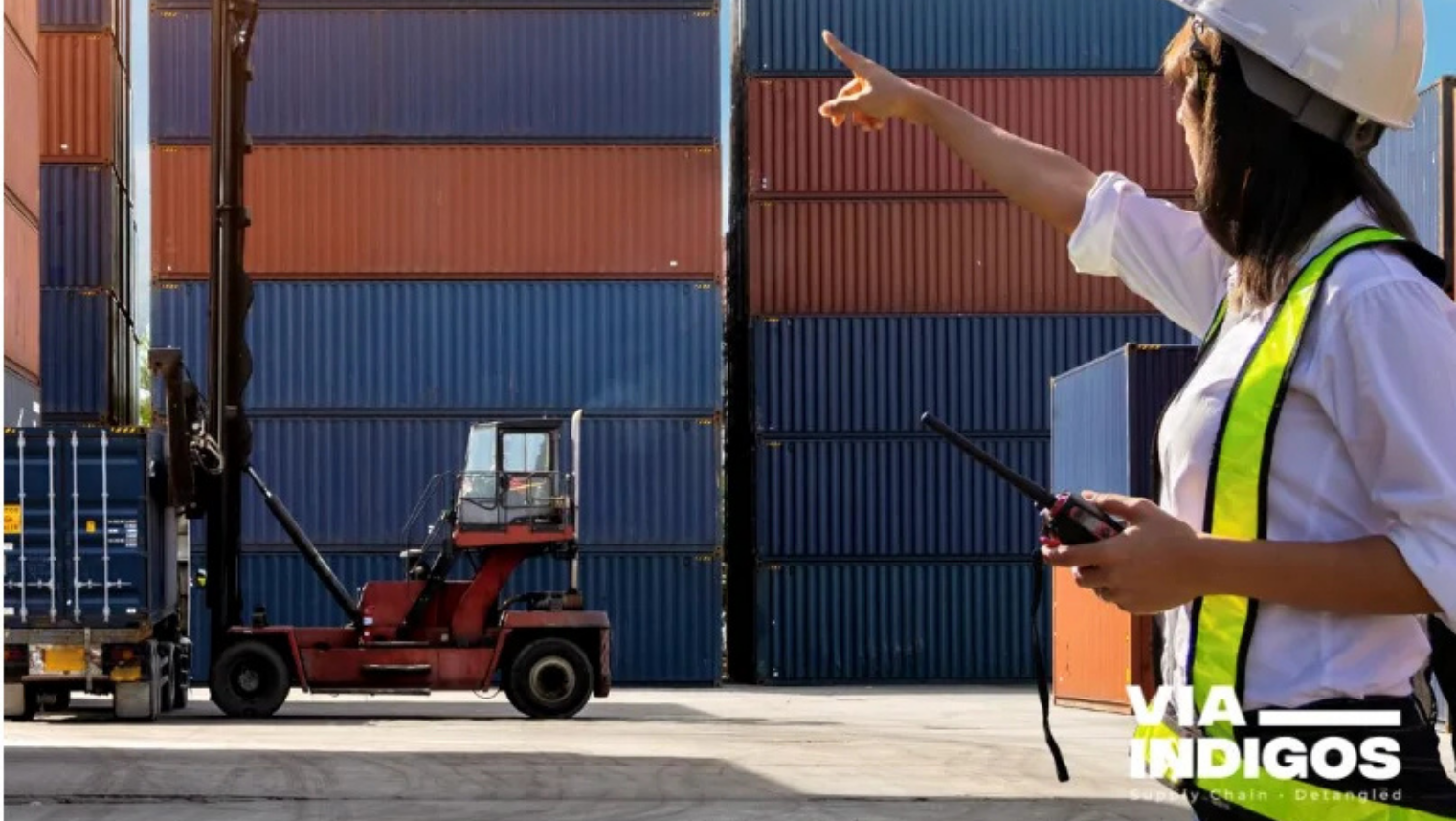 End-to-end logistics tracking from production to final delivery in international manufacturing